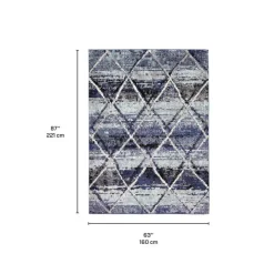 Indoor Rug - 5 x 7 Blue Clearance