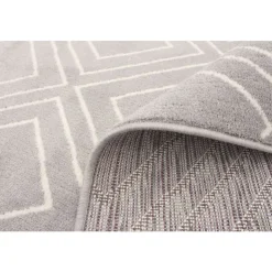 Indoor Rug - 8 x 10 Grey/White Sale