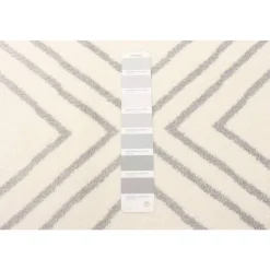 Indoor Rug - 8 x 10 White/Grey Clearance