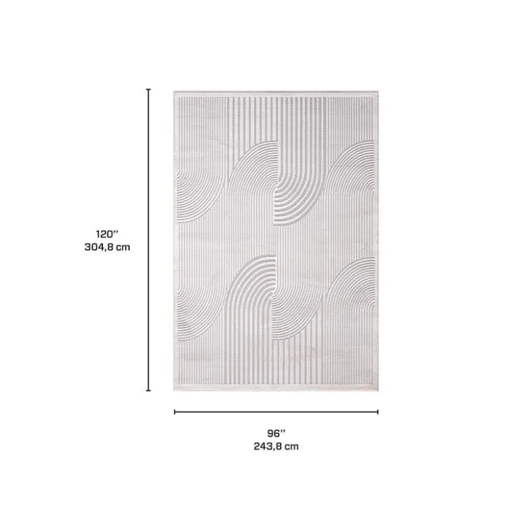 Indoor Rug - 8 x 10 Grey Hot