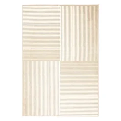 Indoor Rug - 5 x 7 Beige/White New