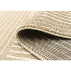 Indoor Rug - 5 x 7 Beige/White New