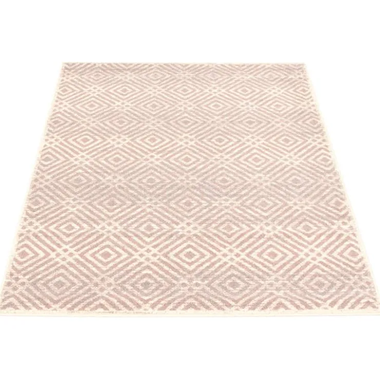 Indoor Rug - 5 x 7 Cream/Pink Clearance