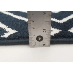 Indoor Rug - 8 x 10 Navy/White Hot