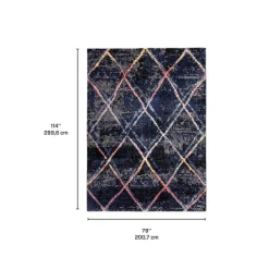 Indoor Rug - 7 x 10 Navy Discount