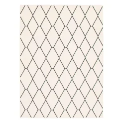 Indoor Rug - 8 x 10 White/Navy Online