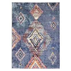 Indoor Rug - 7 x 10 Blue/Multi New