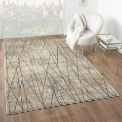 Indoor Rug - 5 x 8 Beige / Grey / Brown Online