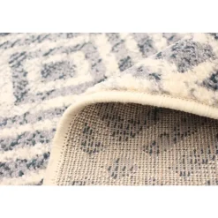 Indoor Rug - 4 x 6 Silver/Petrol Clearance