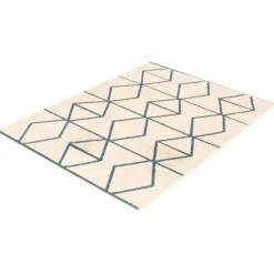 Indoor Rug - 4 x 6 Ivory/Blue Online