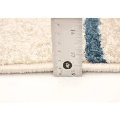 Indoor Rug - 4 x 6 Ivory/Blue Online