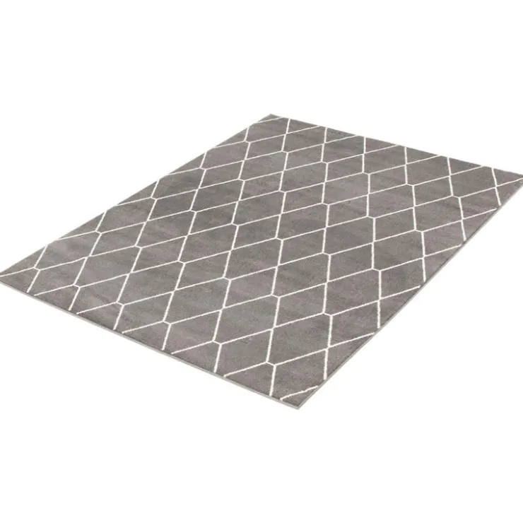 Indoor Rug - 7 x 10 Dark Grey/White Discount