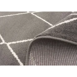 Indoor Rug - 7 x 10 Dark Grey/White Discount