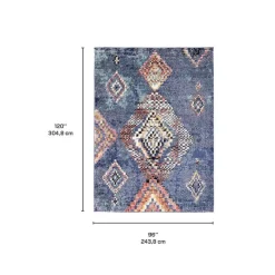 Indoor Rug - 8 x 10 Blue/Multi Best