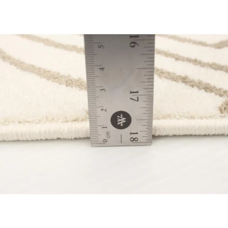 Indoor Rug - 5 x 7 White/Tan Hot