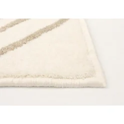 Indoor Rug - 5 x 7 White/Tan Hot