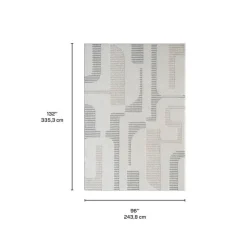 Indoor Rug - 8 x 11 Beige / Grey Online