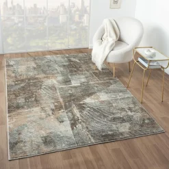 Indoor Rug - 8 x 11 Beige / Grey / Brown