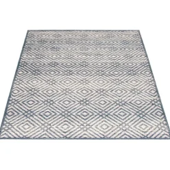 Indoor Rug - 8 x 10 Petrol/Silver Best