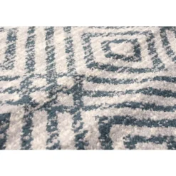 Indoor Rug - 8 x 10 Petrol/Silver Best