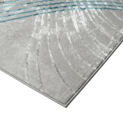 Indoor Rug - 5x8 Grey/Gold/Blue New