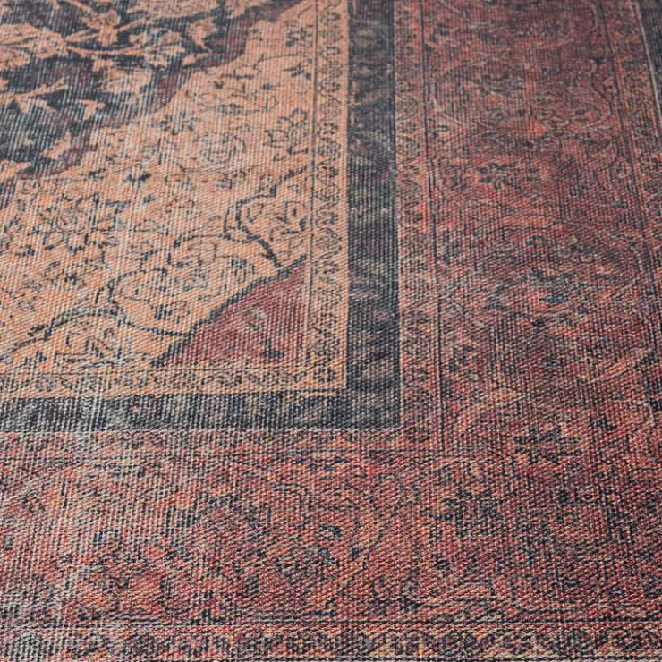 Indoor Rug - 5x7 Red/Blue/Orange Online