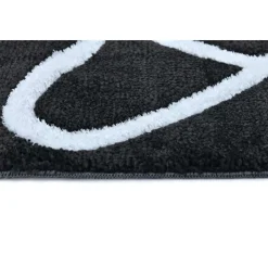 Indoor Rug - 8x10 Black / White Outlet