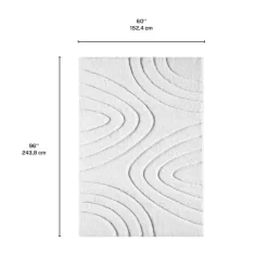 Indoor Rug - 5x8 White Sale