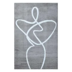 Indoor Rug - 8x10 Grey / White Best