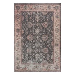 Indoor Rug - 6x9 Grey/Orange Sale