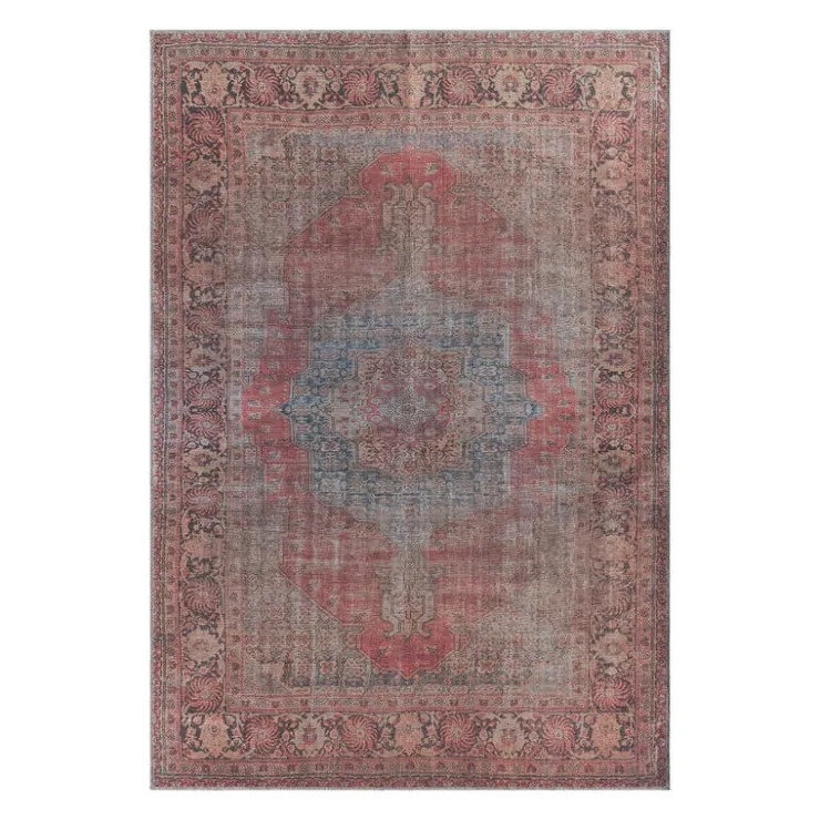 Indoor Rug - 5x7 Red/Blue/Orange Best