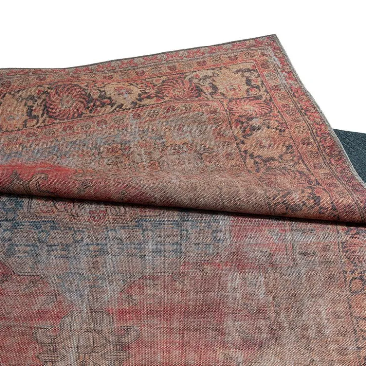 Indoor Rug - 5x7 Red/Blue/Orange Best