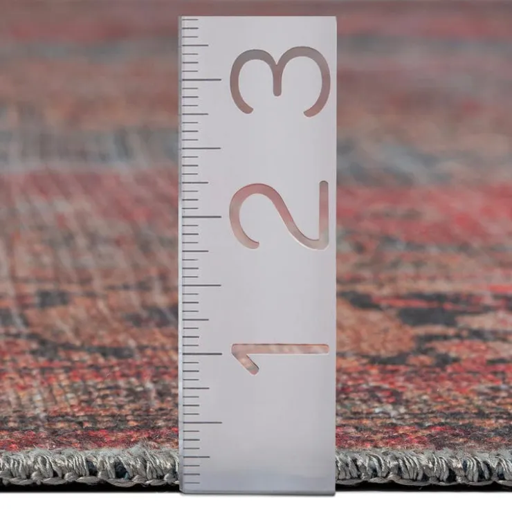 Indoor Rug - 5x7 Red/Blue/Orange Best