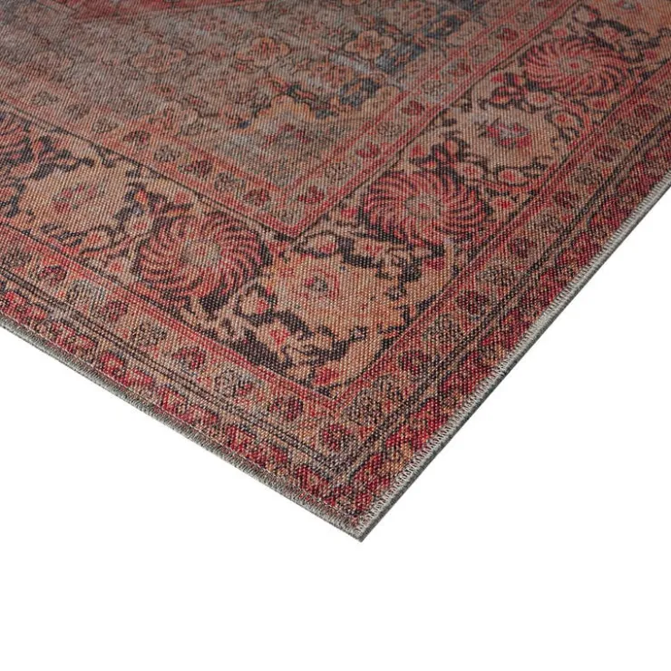 Indoor Rug - 5x7 Red/Blue/Orange Best