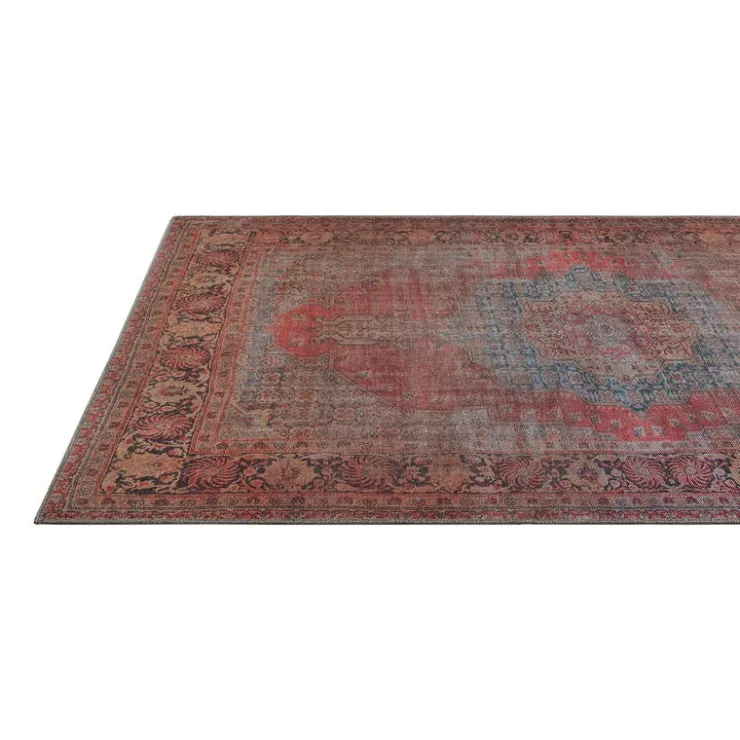 Indoor Rug - 5x7 Red/Blue/Orange Best