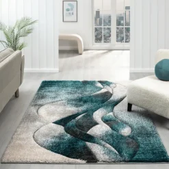 Indoor Rug - 5x8 Grey/Blue Sale