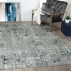 Indoor Rug - 5x8 Grey/Blue Sale