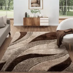 Indoor Rug - 8x10 Beige/Brown Hot