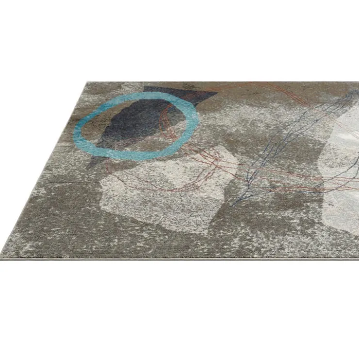 Indoor Rug - 8x10 Brown/Blue/Beige