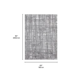 Indoor Rug - 5x8 Grey