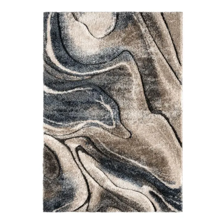 Indoor Rug - 8x10 Beige/Brown/Blue