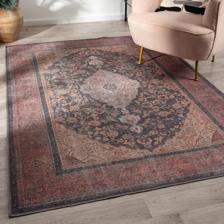 Indoor Rug - 6x9 Red/Blue/Orange Hot