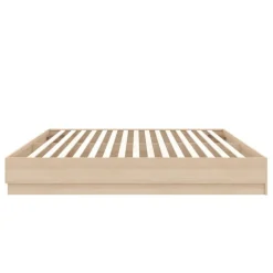 Nexera King Bed (78") - Natural Blonde Oak Hot