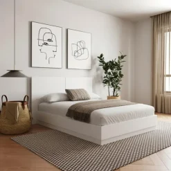 Nexera King Bed with Headboard (78