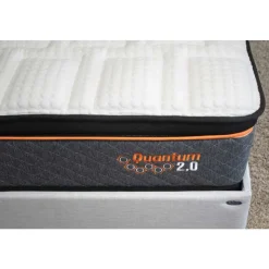 Dreamstar King Medium-FirmMattress-in-a-Box with Pocket Coils - 78" Orange & Grey Online