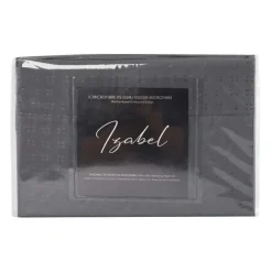 King Microfibre Bed Sheet Set - Charcoal Grey Outlet