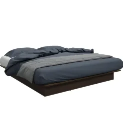 SUA-V King Platform Bed (78") Taupe