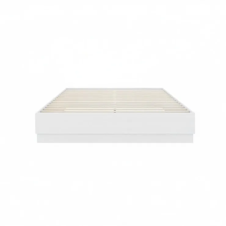 Nexera King Platform Bed (78") - White wood grain Clearance