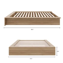 Nexera King Platform Bed (78