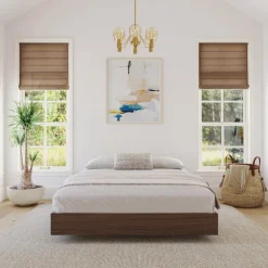 Nexera King Platform Bed (78") - Walnut New